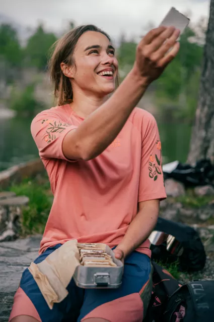 Maloja Clothing Outdoor Sport Mountainbike Fotoshooting in den Westalpen
